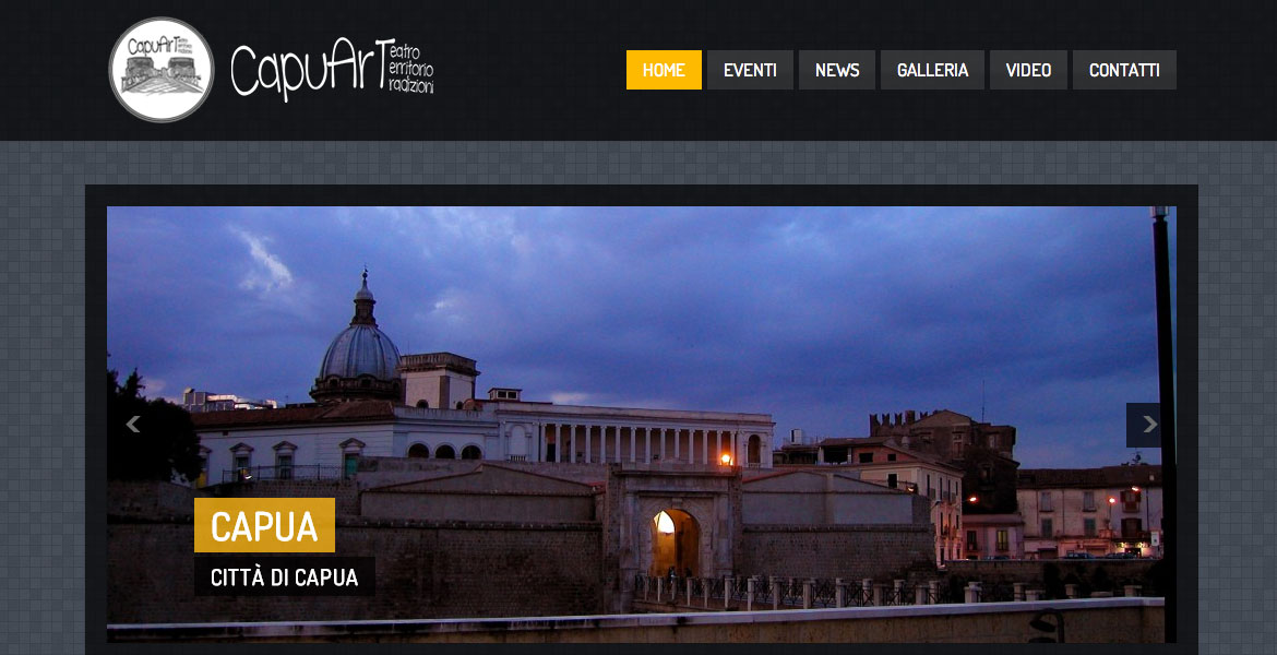 Creazione sito web Capua turismo